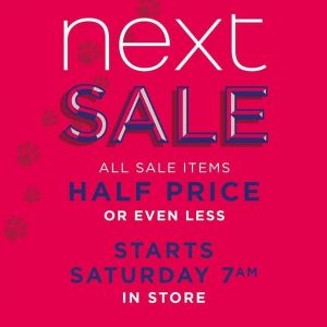 NEXT SALE SLIGO