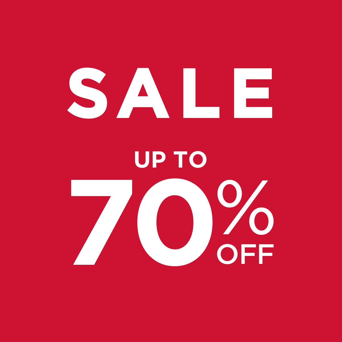 Up to 70% off