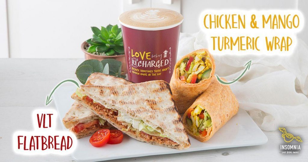 Insomnia - Chicken and Mango Turmeric Wrap, VLT Flatbread