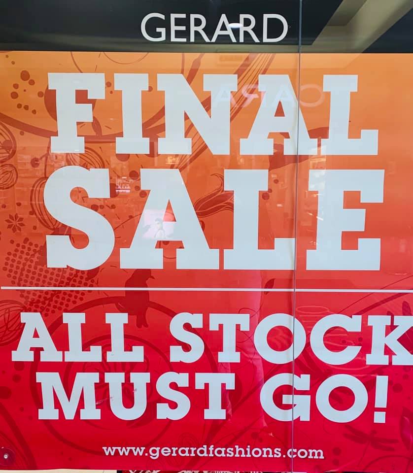 Gerard final sale.