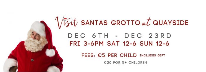 Visit Santa's grotto at Quayside