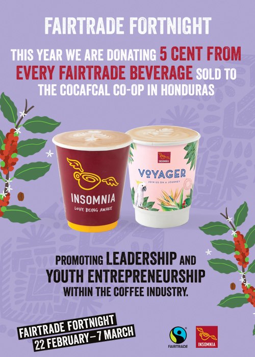 insomnia coffee join fairtrade fortnight