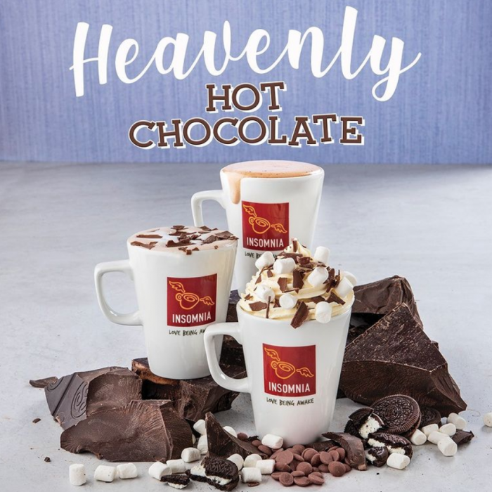 Insomnia New Hot Chocolate Menu