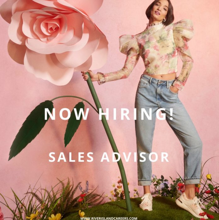 River Island Hiring for Flexible Staff Member - Quayside Ireland