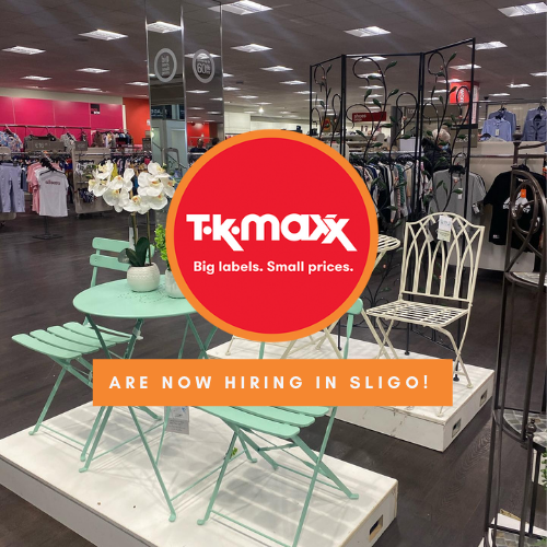 TK MAXX SLIGO HIRING